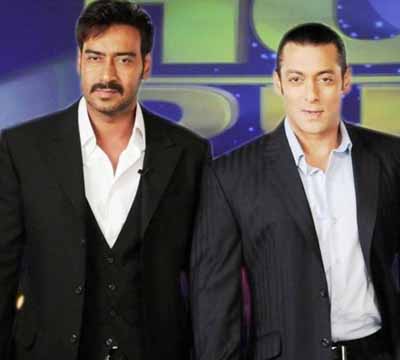 Ajay returns Salman's favour, donates KBC prize money to Being Human.jpg